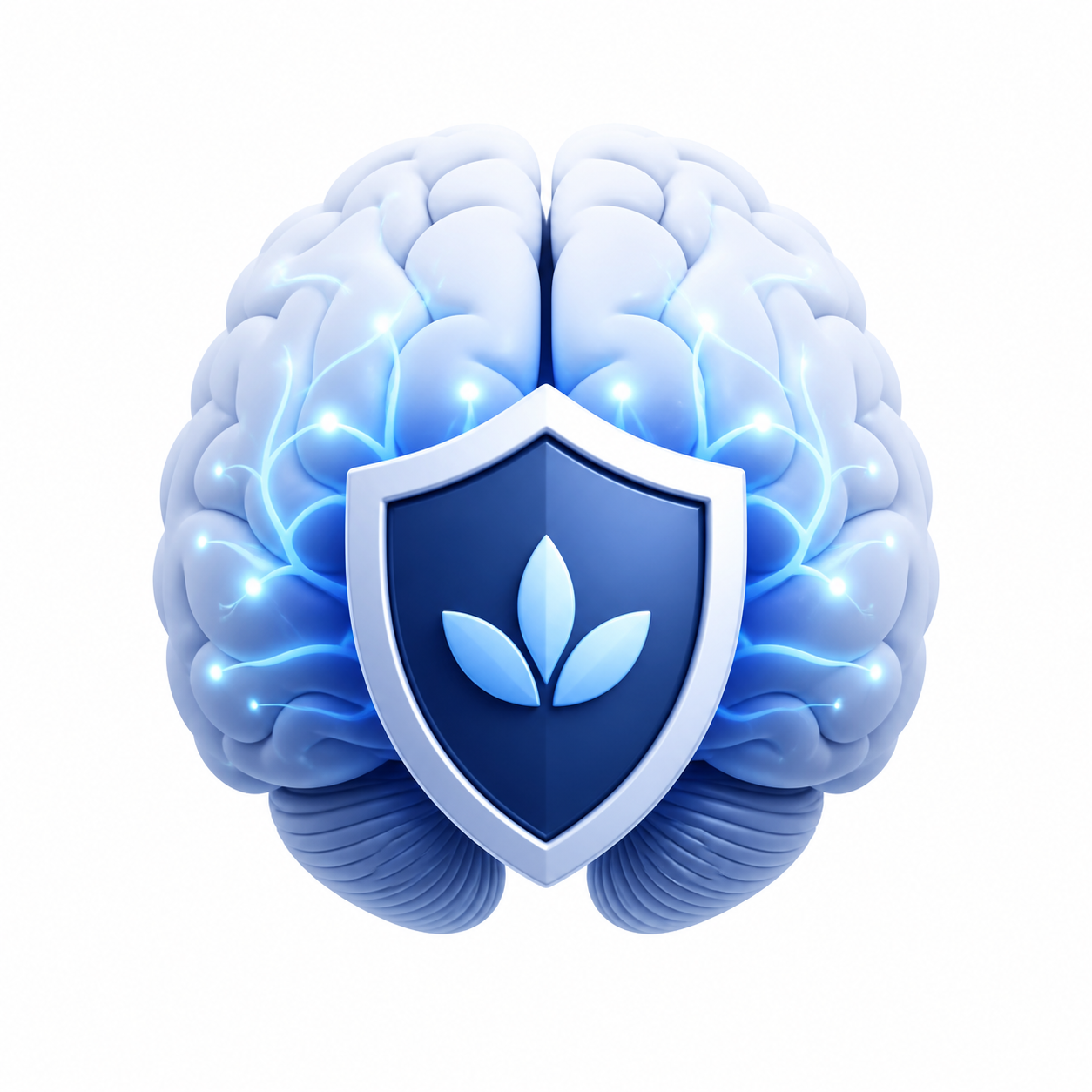 Brain illustration for trauma support