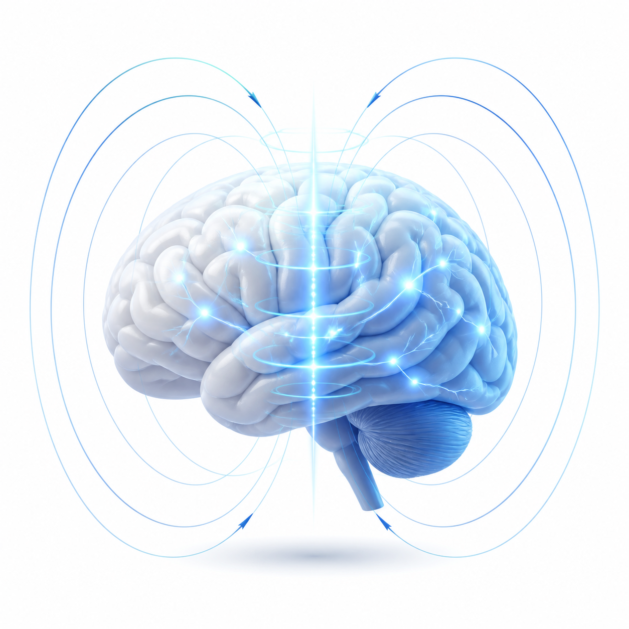 Neuromodulation brain illustration
